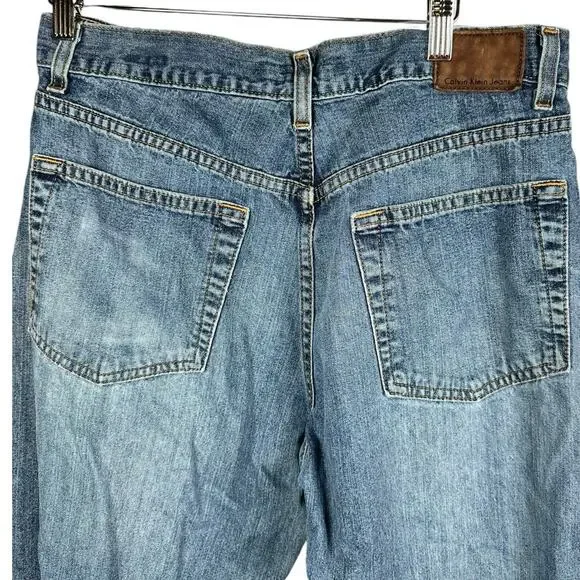 Vintage Calvin Klein Women’s Denim Straight Leg Jeans, Size 32 - Picture 4 of 6